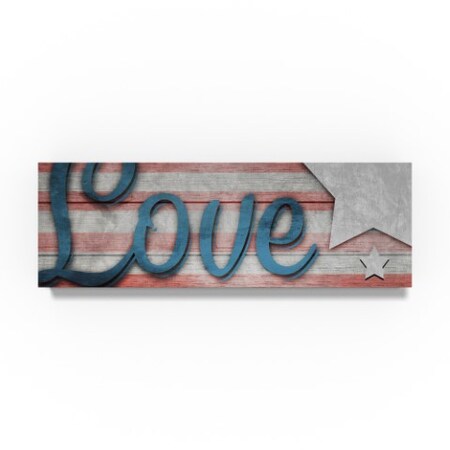 Trademark Fine Art Lightboxjournal 'Workshop Love' Canvas Art, 10x32 ALI23708-C1032GG